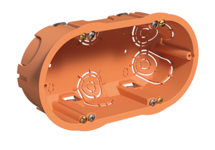 [3256] Caja Mecanismos Pladur 2mec. 138x67x45 Naranja