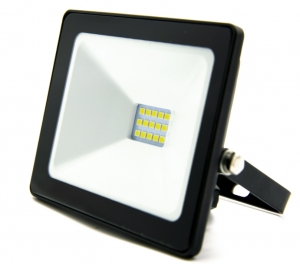 [GM00119] Foco de led plano 10 watios 110/220V 6400K negro