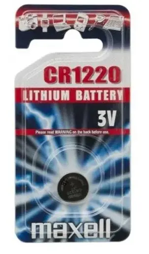 [CR1220-B1 MXL] MicroPila litio botón CR1220-B1 MXL Pack 1 uds